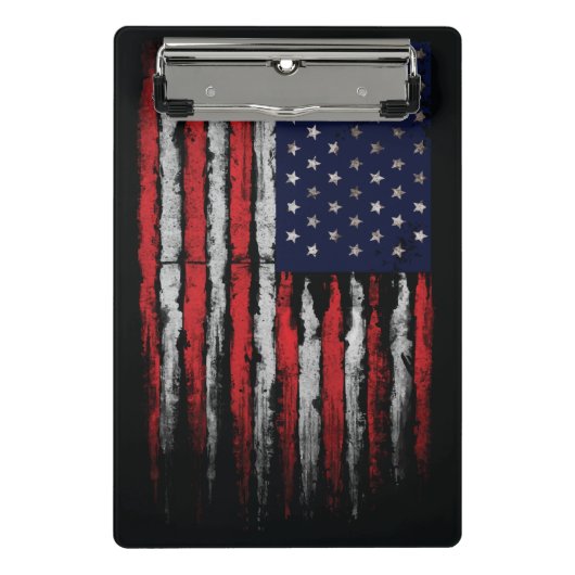 Grunge USA-vlag Mini Klembord (Voorkant)