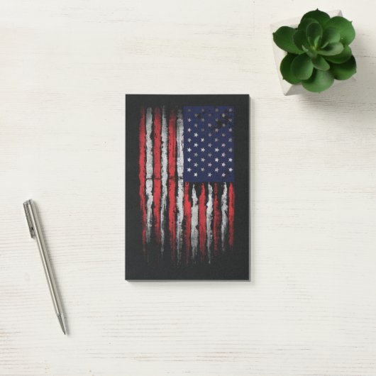 Grunge V.S.A. vlag Post-it® Notes (Kantoor)