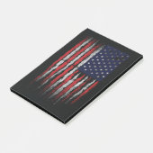 Grunge V.S.A. vlag Post-it® Notes (Schuin)