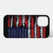 Grunge V.S.-vlag iPhone Hoesje (Achterkant horizontaal)