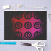 Grunge Valentijn Hart Tissuepapier (Craft)