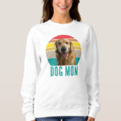 Grunge  Verdrietig Pet Foto Hond Mam Trui (Voorkant)