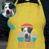 Grunge  Verdrietige Terrier Foto Hond Mam Lang Schort