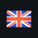 Grunge Verenigd Koninkrijk vlag 2 Canvas Afdruk<br><div class="desc">Grunge United Kingdom Flag. Het ontwerp is beschikbaar op andere producten.</div>