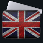 Grunge Verenigd Koninkrijk vlag 2 Laptop Sleeve<br><div class="desc">Grunge United Kingdom Flag. Het ontwerp is beschikbaar op andere producten.</div>