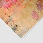 GRUNGE VERFROMMELD FLORAL DECOUPAGE TISSUEPAPIER (Detail)