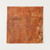 Grunge verroeste metalen textuur. Roestige corrosi Wandkleed (Voorkant (horizontaal))