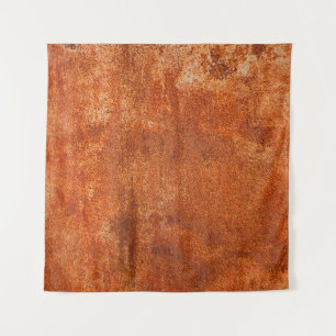 Grunge verroeste metalen textuur. Roestige corrosi Wandkleed