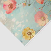 GRUNGE VERSELEEN BLOEMEN DECOUPAGE TISSUEPAPIER (Detail)