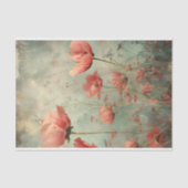 GRUNGE VERSEMD BLOEMEN DECOUPAGE TISSUEPAPIER (Voorkant)