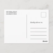 Grunge Vintage Lijnen Strepen | Gewoon Omdat Briefkaart (Achterkant)