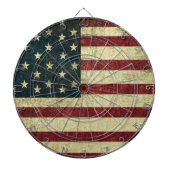 Grunge Vintage Vlag Dartbord (Voorkant)