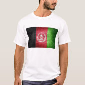 Grunge vlag van Afghanistan T-shirt (Voorkant)