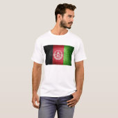Grunge vlag van Afghanistan T-shirt (Voorkant volledig)