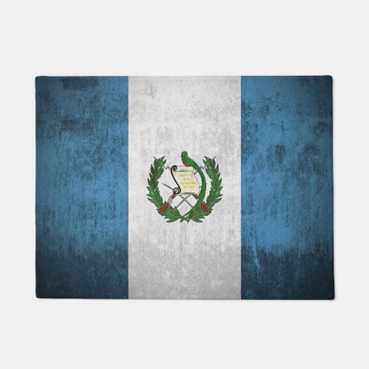 Grunge vlag van Guatemala Deurmat (Voorkant)