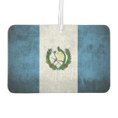 Grunge vlag van Guatemala Luchtverfrisser (Achterkant)