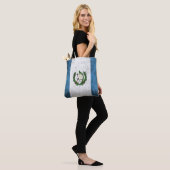 Grunge vlag van Guatemala Tote Bag (Op model)