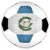 Grunge vlag van Guatemala Voetbal (Gedraaid)