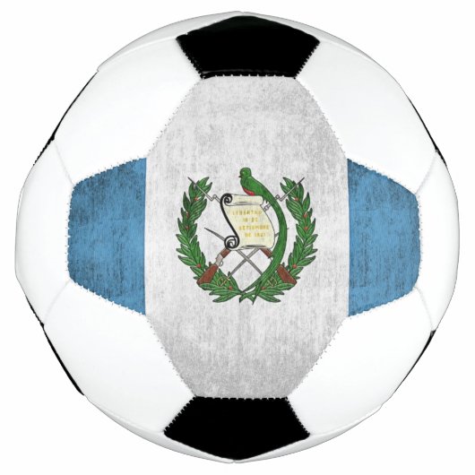 Grunge vlag van Guatemala Voetbal (Voorkant)