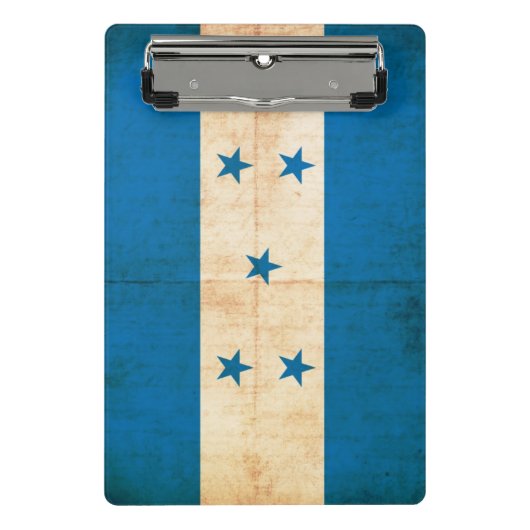 Grunge vlag van Honduras Mini Klembord (Voorkant)