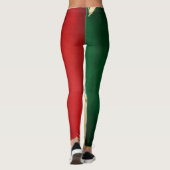 Grunge vlag van Mexico Leggings (Achterkant)