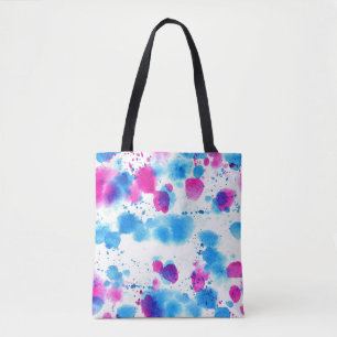 Grunge Vlekken Waterverf Textuur Tote Bag