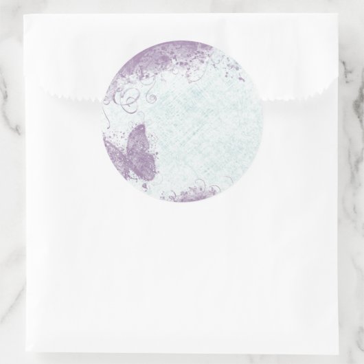 Grunge vlinder Sticker (Tas)