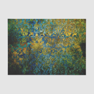 grunge, , vocht, mos, groen, patroon, floraal, g tissuepapier