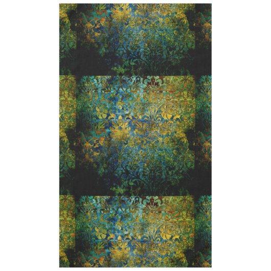 grunge, , vochtig, mos, groen, patroon, tafelkleed (Voorkant)