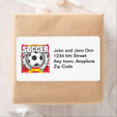 Grunge Voetbal Spanje Etiket (Insitu)