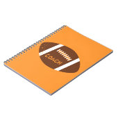 Grunge Voetbalcoach Notitieboek (Linkerzijde)
