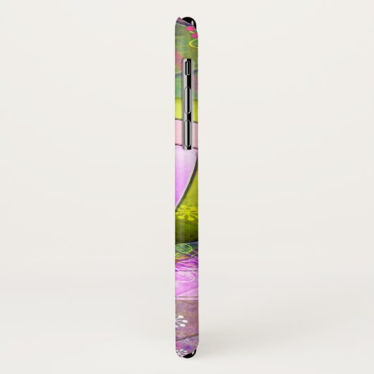 Grunge Volleybal voor meisjes Case-Mate iPhone Case (Achterkant/links)