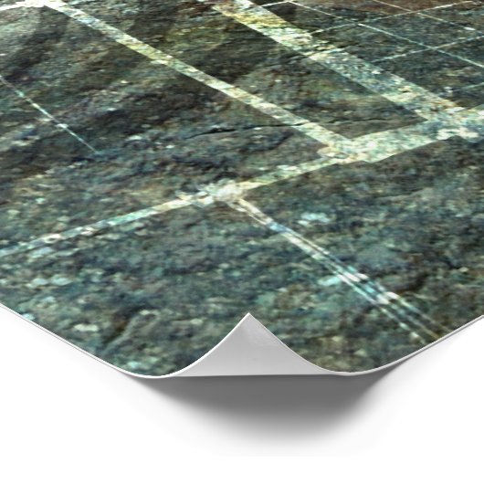 Grunge Volleyball Poster (Hoek)