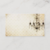 Grunge Wallpaper Chandelier 11 Visitekaartje (Achterkant)