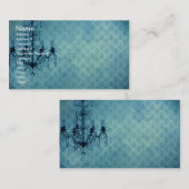 Grunge Wallpaper Chandelier 3 Visitekaartje (Voorkant / Achterkant)