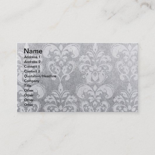 Grunge Wallpaper Visitekaartje (Voorkant)