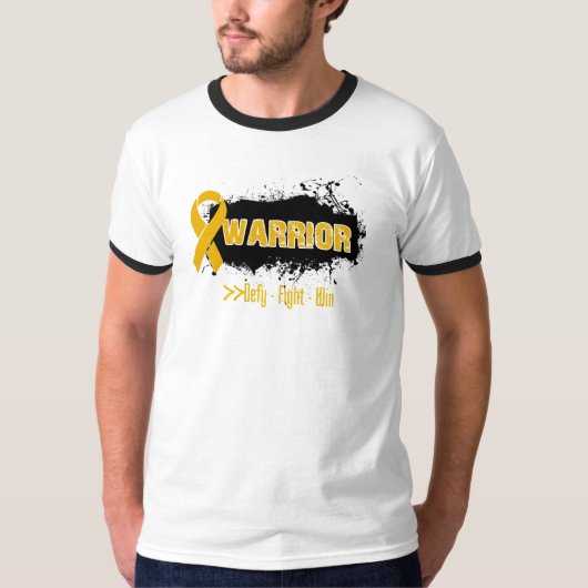 Grunge - WARRIOR - Aanhangselkanker T-shirt (Voorkant)