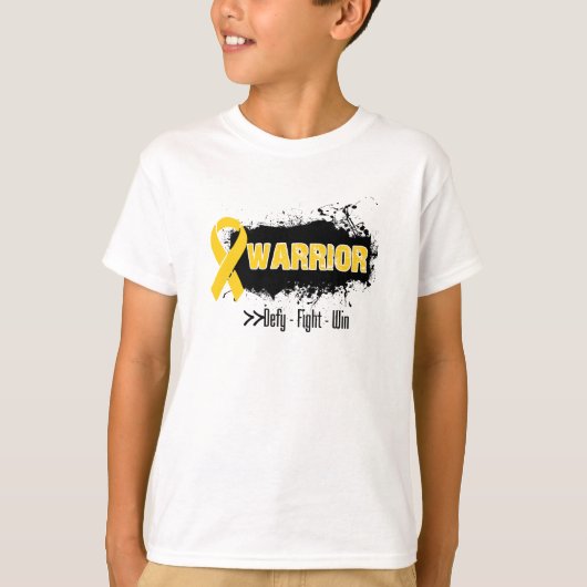 Grunge - WARRIOR - Kinderkanker T-shirt (Voorkant)