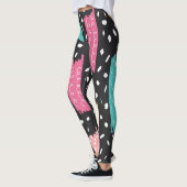Grunge Washi Tape Abstract Leggings (Links)