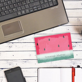 Grunge Watermeloen Waterverf Custom Post-it® Notes