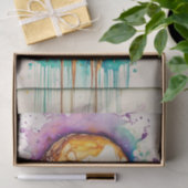 Grunge Waterverf Graffiti Schedel Decoupage Tissuepapier (Geschenk)