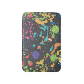 Grunge Waterverf: kleurrijk vlekkenpatroon. Badmat (Voorkant Verticaal)