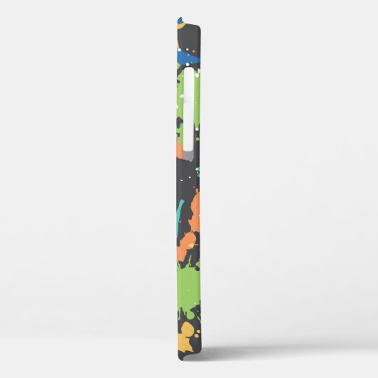 Grunge Waterverf: kleurrijk vlekkenpatroon. Case-Mate iPhone Case (Achterkant / Links)