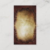 grunge western land visitekaartje (Achterkant)