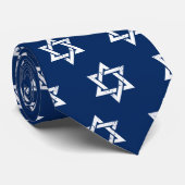 Grunge White Star van David Stropdas (Opgerold)