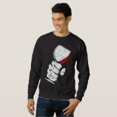 Grunge wijnglas trui (Voorkant volledig)