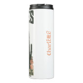 Grunge Woestijn Christelijke Schriftuur Ontwerp Thermosbeker (Achterkant)