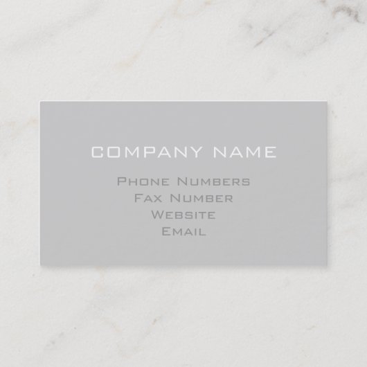 Grunge Wrenches Grey ID321 Visitekaartje (Achterkant)