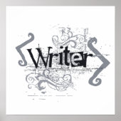 Grunge Writer Poster (Voorkant)