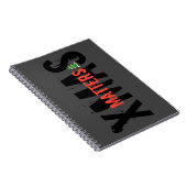 Grunge XMAS MATTERS oogstende kerstboom! Notitieboek (Rechterzijde)